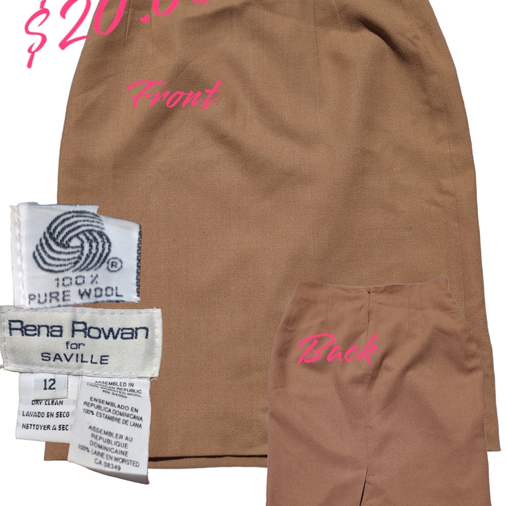 Wool skirt